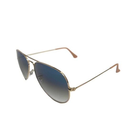Ray-Ban Aviator Sunglasses Blue Gradient RB3025 001/3F 62-14 62mm Lens - Picture 3 of 7